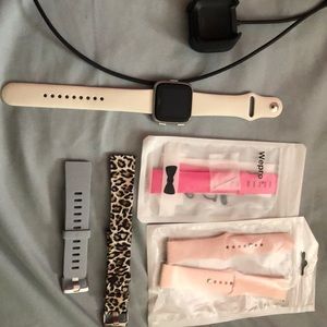 Fit Bit Versa with Multiple Bands Included